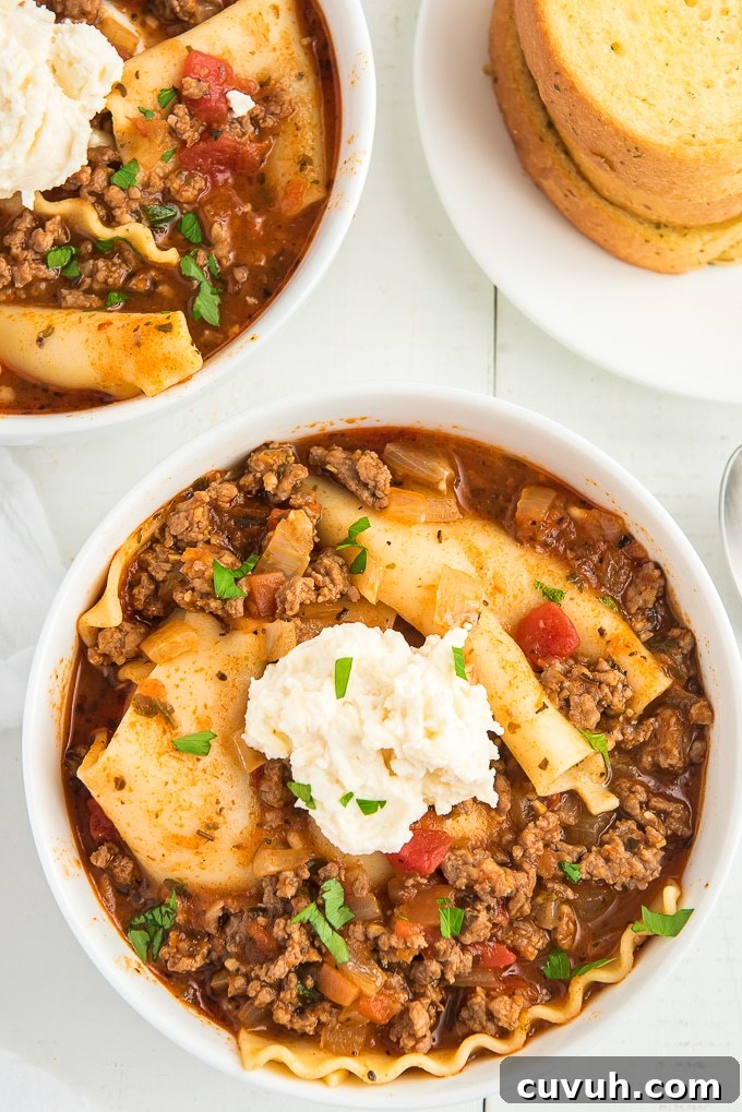 lasagna soup recipe
