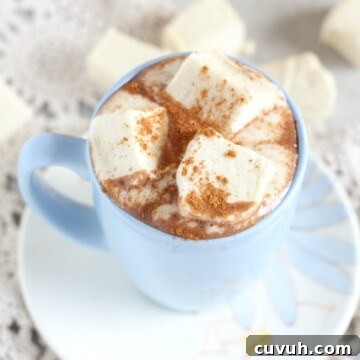 Thick and healthy hot carob recipe
